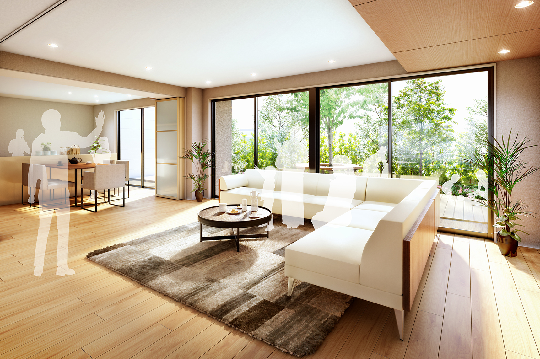 Plus SUITE Living & Plus SUITE Dining 完成予想CG